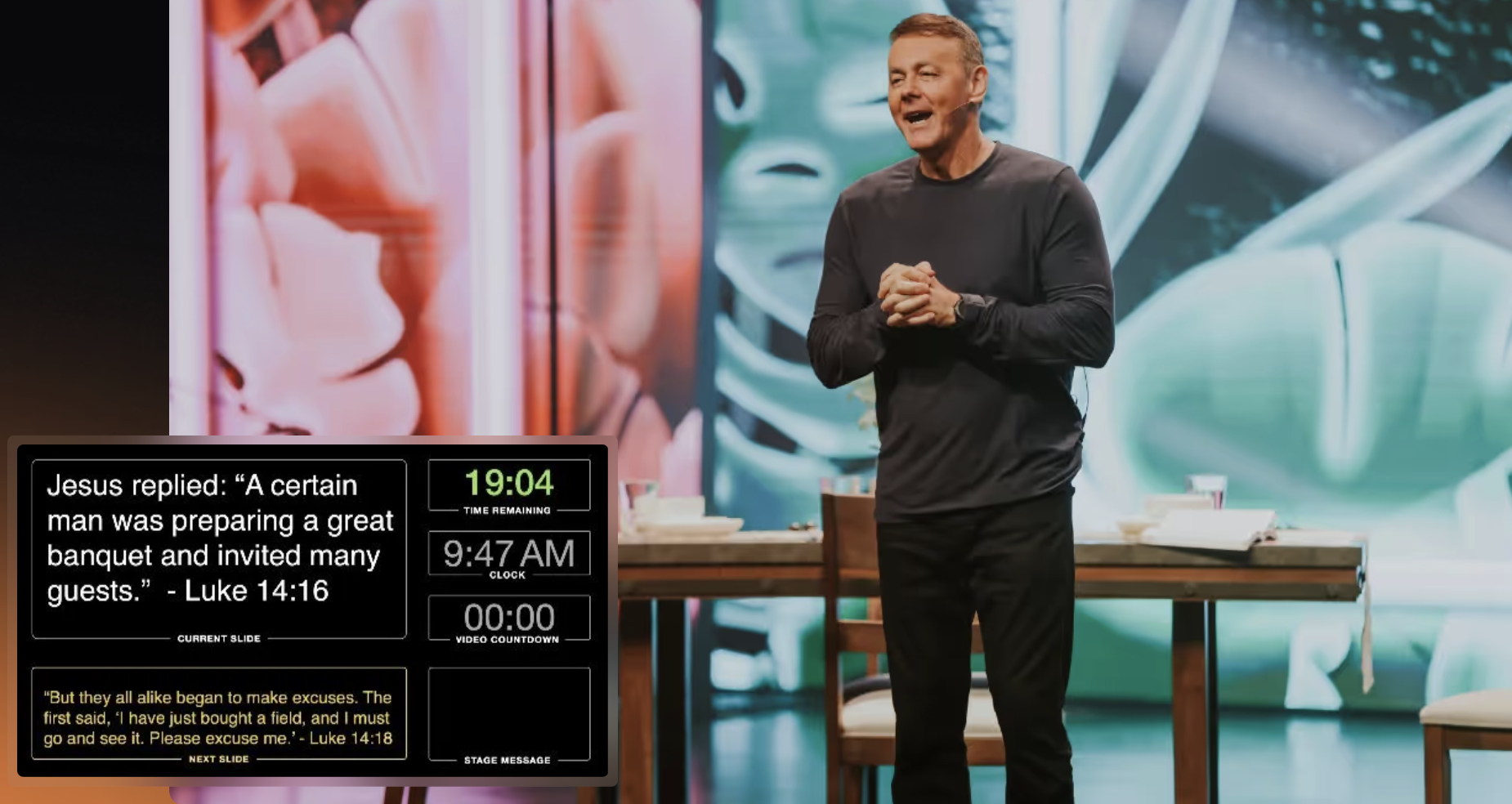 Stage Display & Confidence Monitors