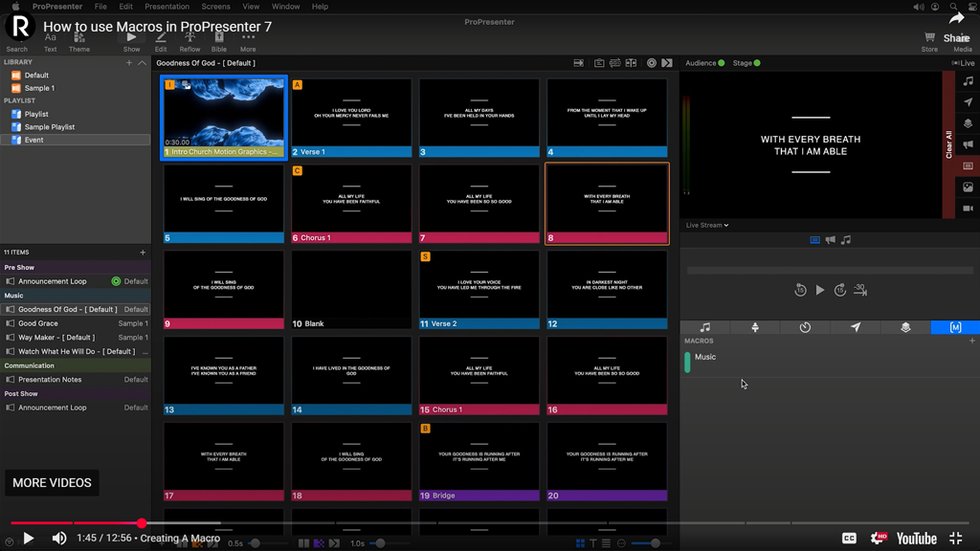 Broadcast Quality Outputs